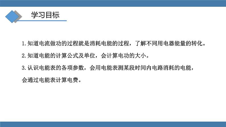 沪科版九年级物理全一册课件 第十六章 第一节 电流做功03