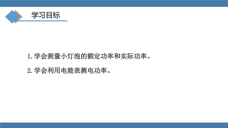 沪科版九年级物理全一册课件 第十六章 第三节 测量电功率第3页