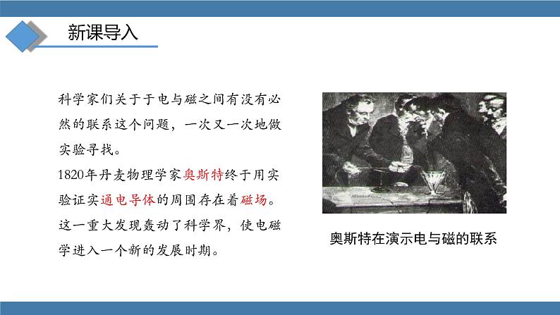 沪科版九年级物理全一册课件 第十七章 第二节 电流的磁场 第一课时02