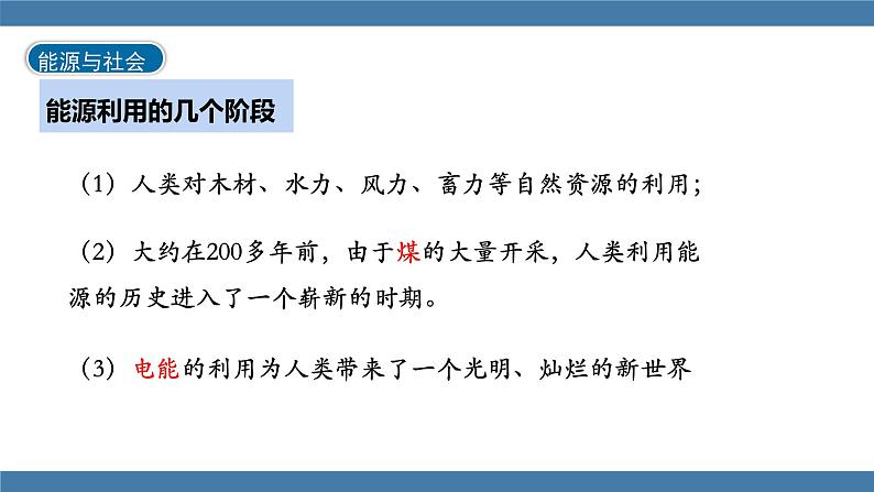 沪科版九年级物理全一册课件 第二十章  第二节 能源的开发和利用  第三节 材料的开发和利用第6页