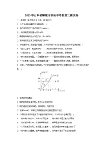 2023年山东省聊城市莘县中考物理三模试卷