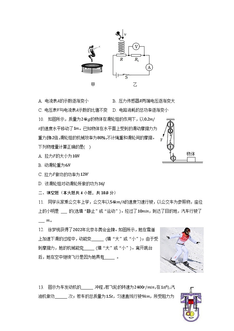 2023年内蒙古赤峰重点中学中考物理三模试卷（含解析）第3页