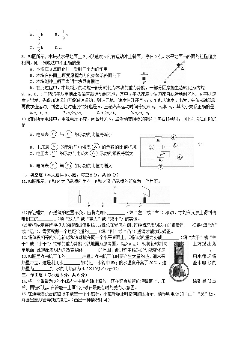 黑龙江省大庆市2016年中考物理真题试题（含答案）02