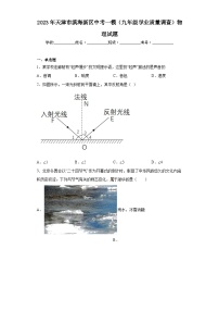 2023年天津市滨海新区中考一模（九年级学业质量调查）物理试题（含解析）