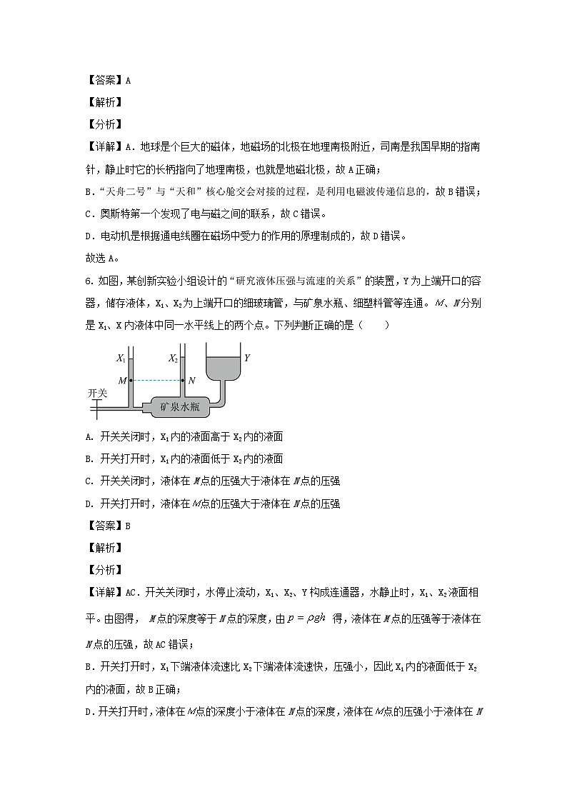 2021年山东省日照市中考物理真题及答案03