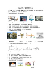 2023年四川省泸州市合江县中考模拟（一）物理试题（含答案）