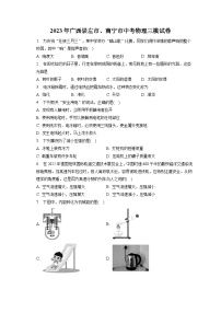 2023年广西崇左市、南宁市中考物理三模试卷（含答案）