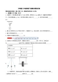 2022-2023学年沪科版八年级物理下册期末模拟试卷（含答案） - 副本