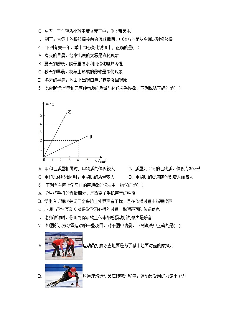 2023年山东省菏泽市单县中考物理三模试卷第2页