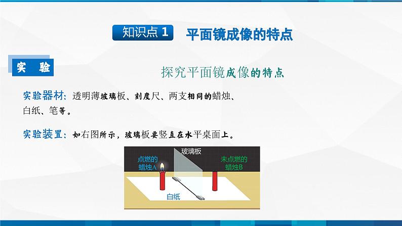 4.3 平面镜成像（备好课）-八年级物理上册同步精品课堂（人教版）课件PPT05