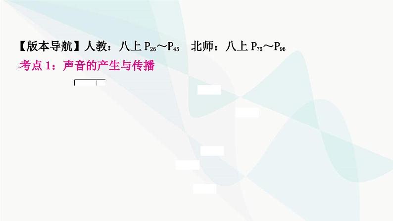 人教版中考物理复习第1讲声现象教学课件第3页