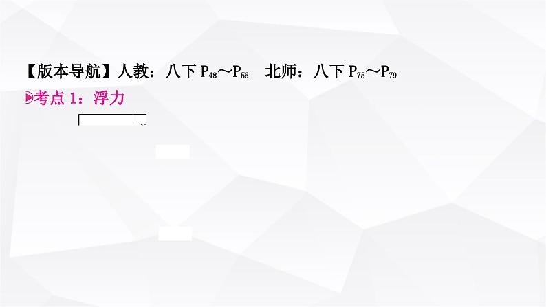 人教版中考物理复习第10讲浮力第1课时浮力与阿基米德原理教学课件03