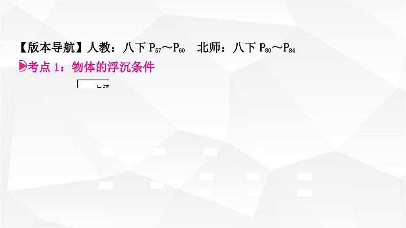 人教版中考物理复习第10讲浮力第2课时物体的浮沉条件及应用教学课件03