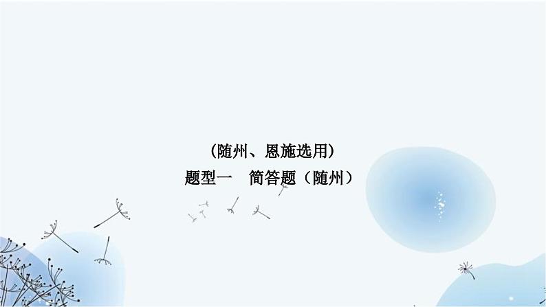 人教版中考物理复习题型一简答题、题型二短文阅读题作业课件第2页