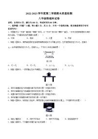 广东省潮州市潮安区2022-2023学年八年级下学期期末教学质量检测物理试题（含答案）