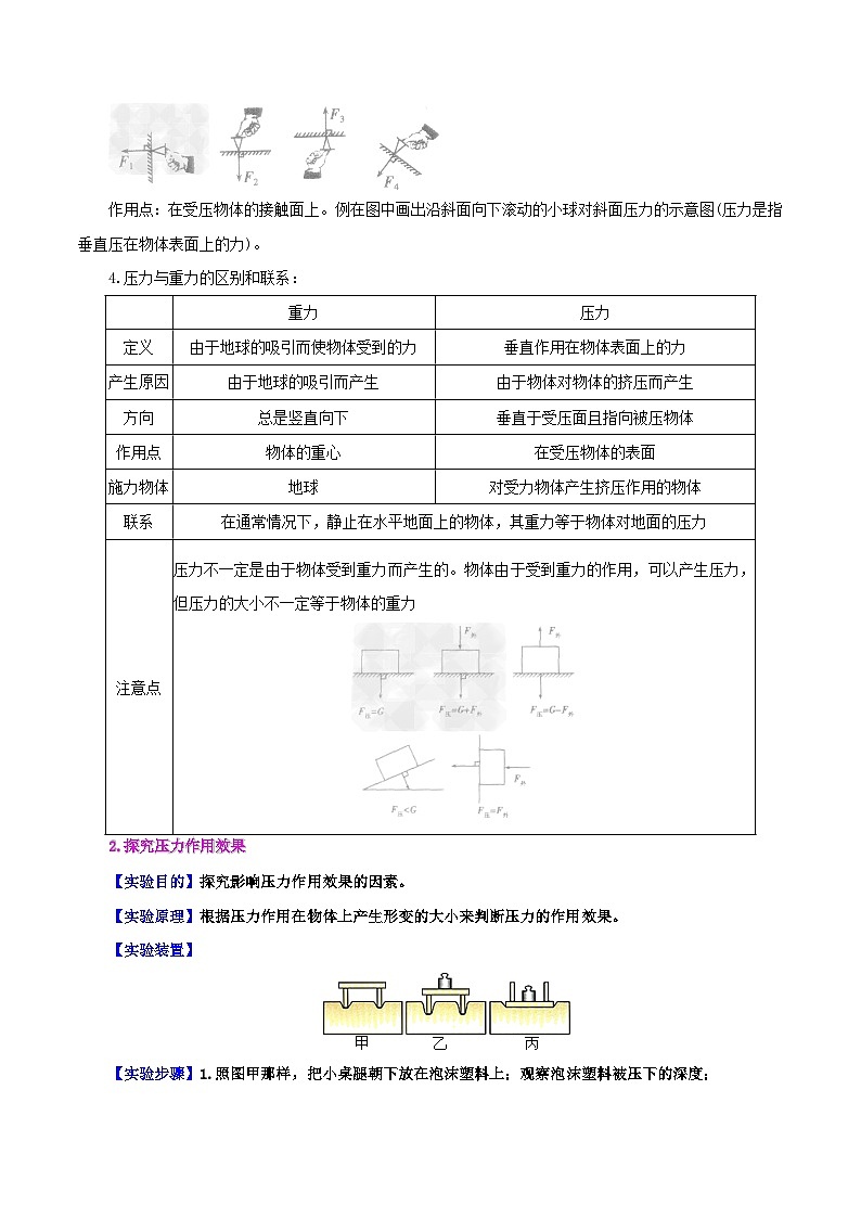【暑假提升】人教版物理八年级（八升九）暑假预习-第03讲  压强  讲学案02
