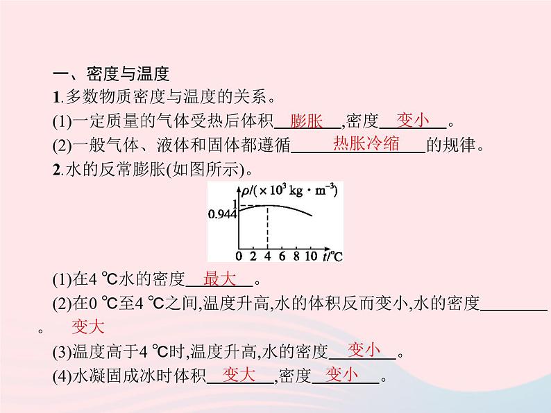 2022八年级物理上册第6章质量与密度第4节密度与社会生活课件新版新人教版02