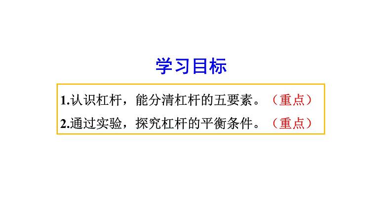 沪科版物理八年级10.1.1  认识杠杆和杠杆的平衡条件（课件PPT）第2页