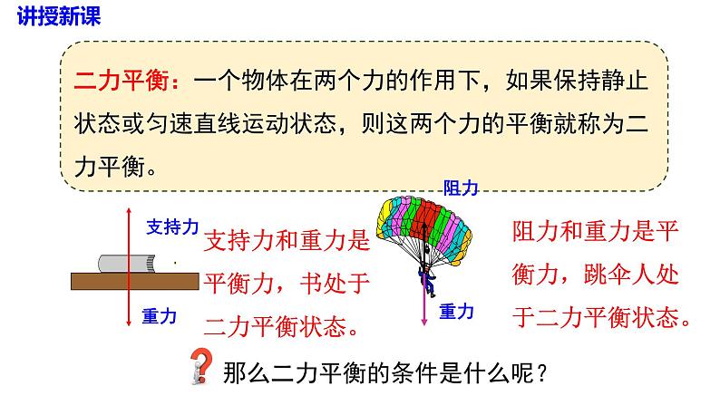 沪科版物理八年级7.3  力的平衡（课件PPT）06