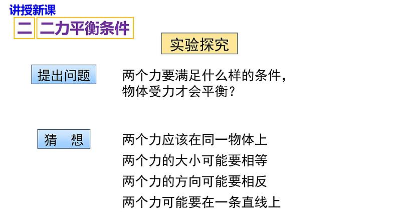 沪科版物理八年级7.3  力的平衡（课件PPT）07