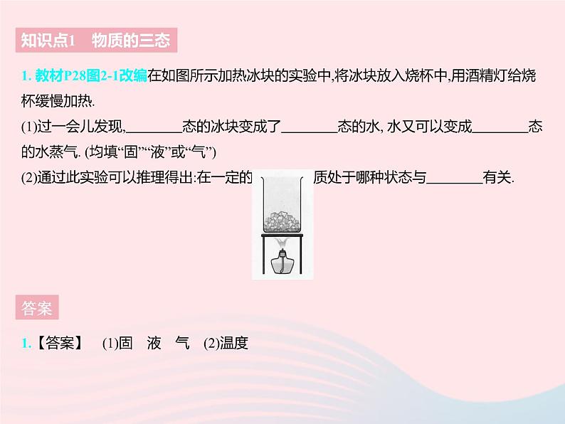 2023八年级物理上册第二章物态变化一物质的三态温度的测量作业课件新版苏科版03