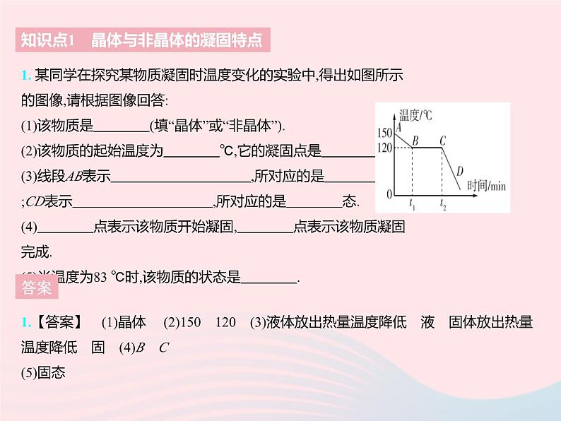 2023八年级物理上册第二章物态变化三熔化和凝固课时2凝固及其特点作业课件新版苏科版第3页