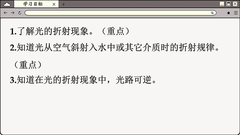 粤沪版物理八上3.4  探究光的折射规律（课件PPT）第4页