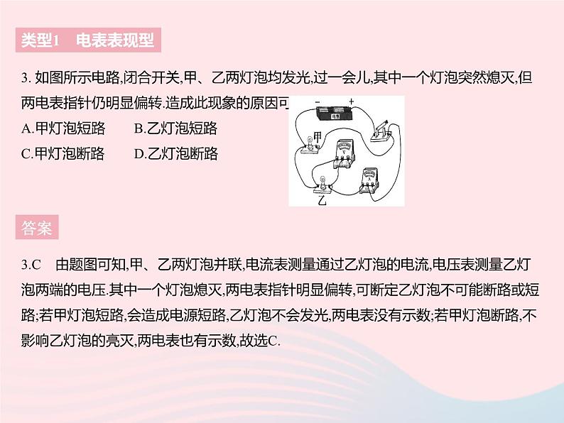 2023九年级物理全册第十三章电路初探专项电路故障分析作业课件新版苏科版05