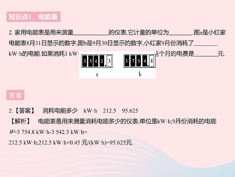 2023九年级物理全册第十五章电功和电热一电能表与电功课时1电能表与电功的简单计算作业课件新版苏科版04