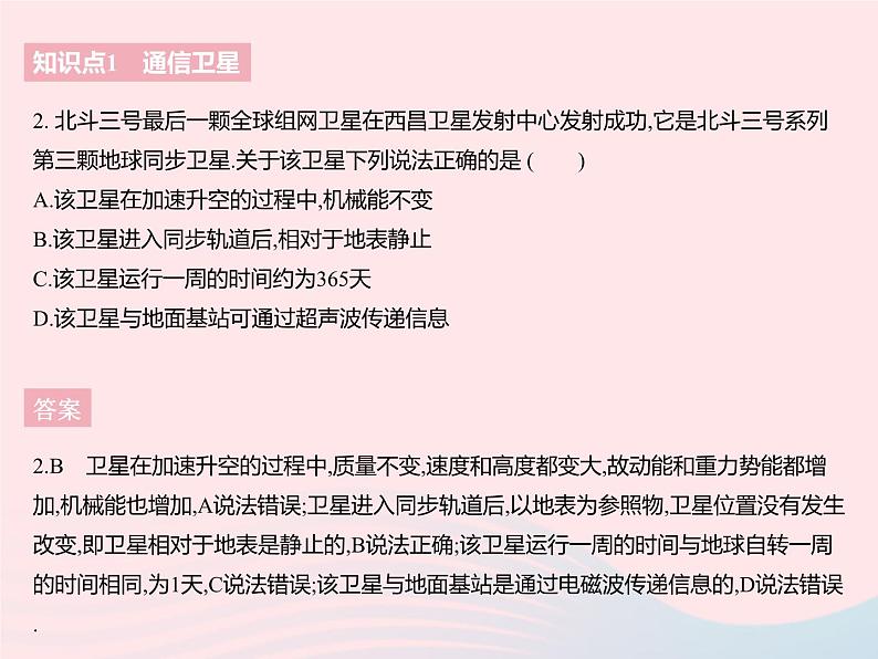 2023九年级物理全册第十七章电磁波与现代通信三现代通信__走进信息时代作业课件新版苏科版04