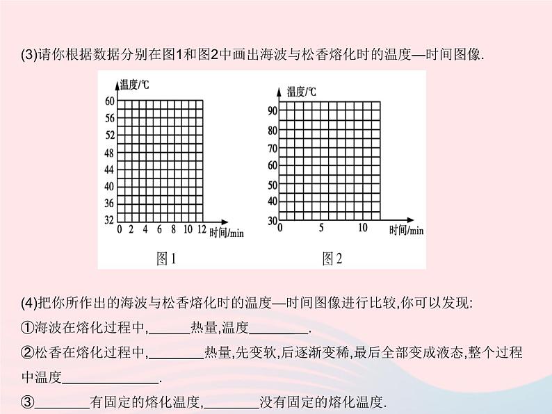 2023八年级物理上册第三章物态变化第2节熔化和凝固作业课件新版新人教版第7页