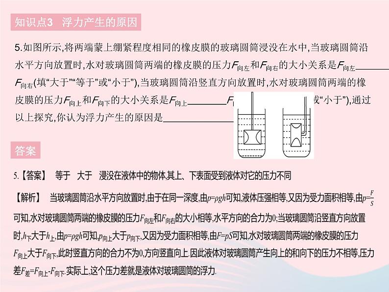 2023八年级物理下册第十章浮力第1节浮力作业课件新版新人教版第7页