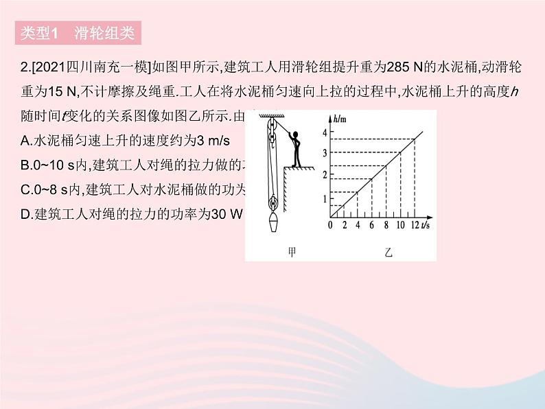 2023八年级物理下册第十二章简单机械专项功功率机械效率的综合计算作业课件新版新人教版第4页