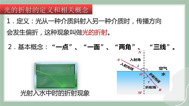 【精优课堂】4.3 光的折射（课件）-2022-2023学年物理八年级上册同步备课（沪科版）05