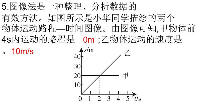 2.3.2 快与慢 习题课件-2022_2023学年物理沪科版八年级全一册06