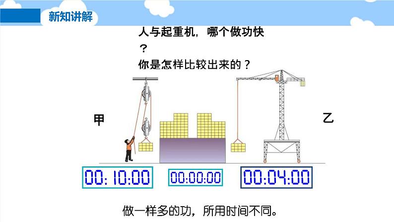 10.4 做功的快慢- 课件 初中物理沪科版八年级全一册（2022_2023学年）06