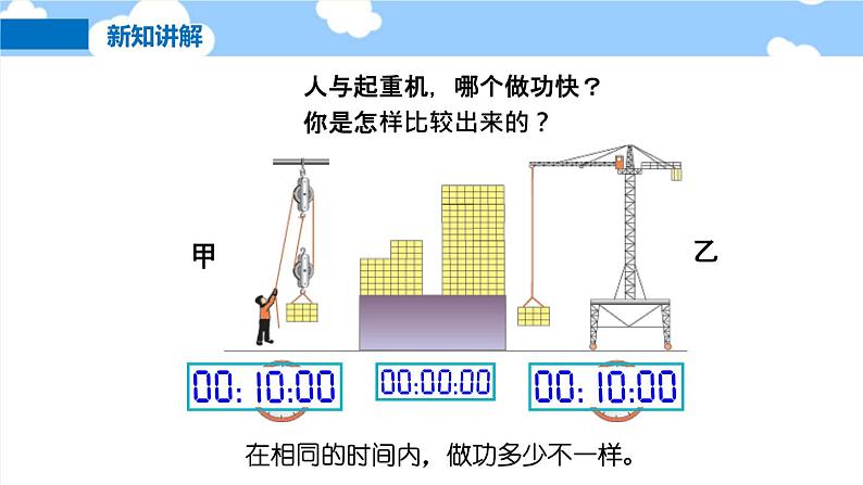 10.4 做功的快慢- 课件 初中物理沪科版八年级全一册（2022_2023学年）07