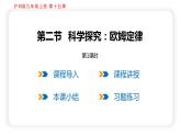 15.2 科学探究：欧姆定律 第1课时（课件）沪科版物理九年级全一册