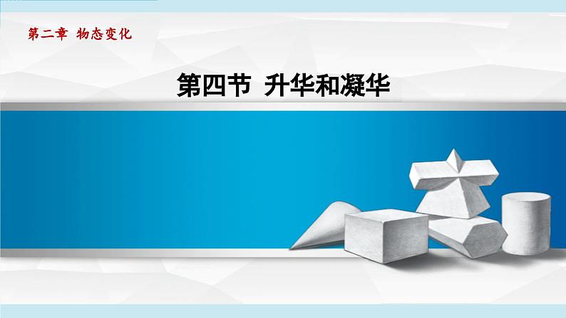 2023-2024学年苏科版物理八年级上册同步课件：2.4升华和凝华01