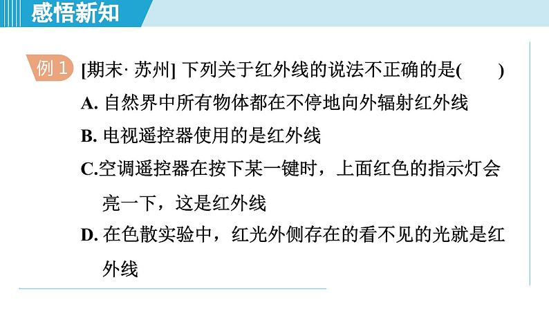 2023-2024学年苏科版物理八年级上册同步课件：3.2人眼看不见的光06