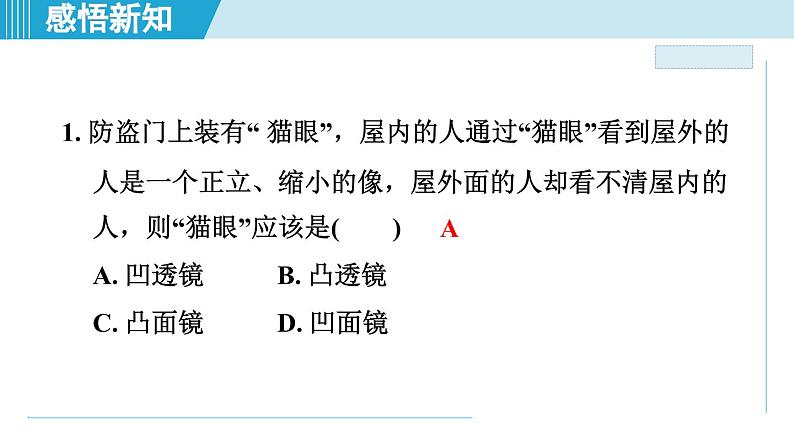 2023-2024学年苏科版物理八年级上册同步课件：4.2透 镜06