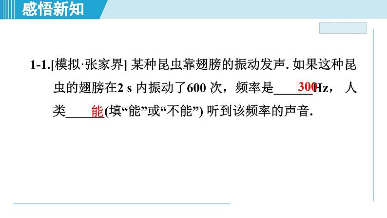 2023-2024学年苏科版物理八年级上册同步课件：1.4人耳听不到的声音08