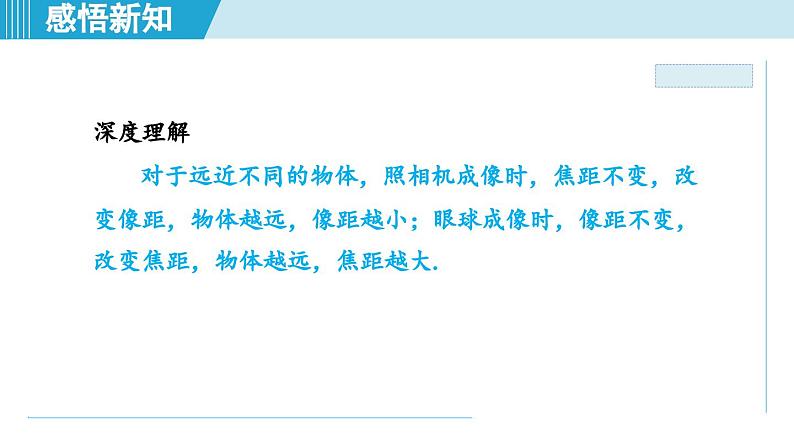 2023-2024学年苏科版物理八年级上册同步课件：4.4照相机与眼球 视力的矫正第4页