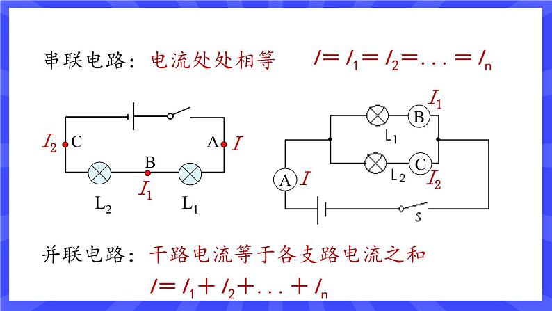 人教版九年级物理上册15.5 串、并联电路中电流的规律(2课时） 课件+素材03