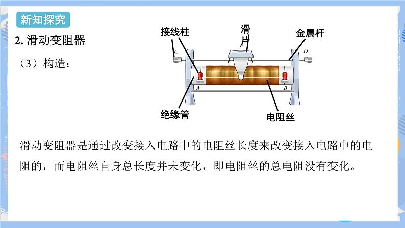 人教版物理九年级上册 第16章 第4节  变阻器 课件07