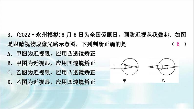 中考物理复习第3讲透镜及其应用作业课件04