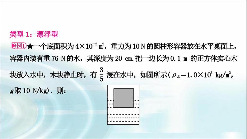 中考物理复习专题2密度、压强、浮力的综合计算教学课件02