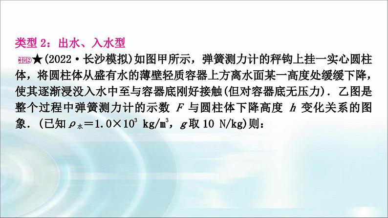 中考物理复习专题2密度、压强、浮力的综合计算教学课件04