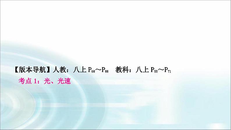 中考物理复习第2讲光现象教学课件第3页