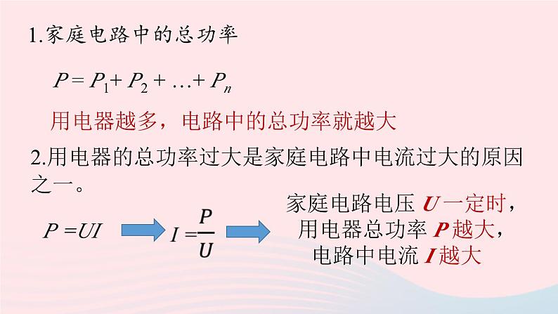 第19章生活用电第2节家庭电路中电流过大的原因课件（人教版）07